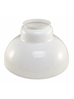 Vintage White Opal Glass Lamp Shade Hurricane Globe Pendant Floor Lamp Replaceme
